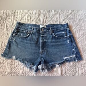Agolde Parker Cut Off Jean Shorts